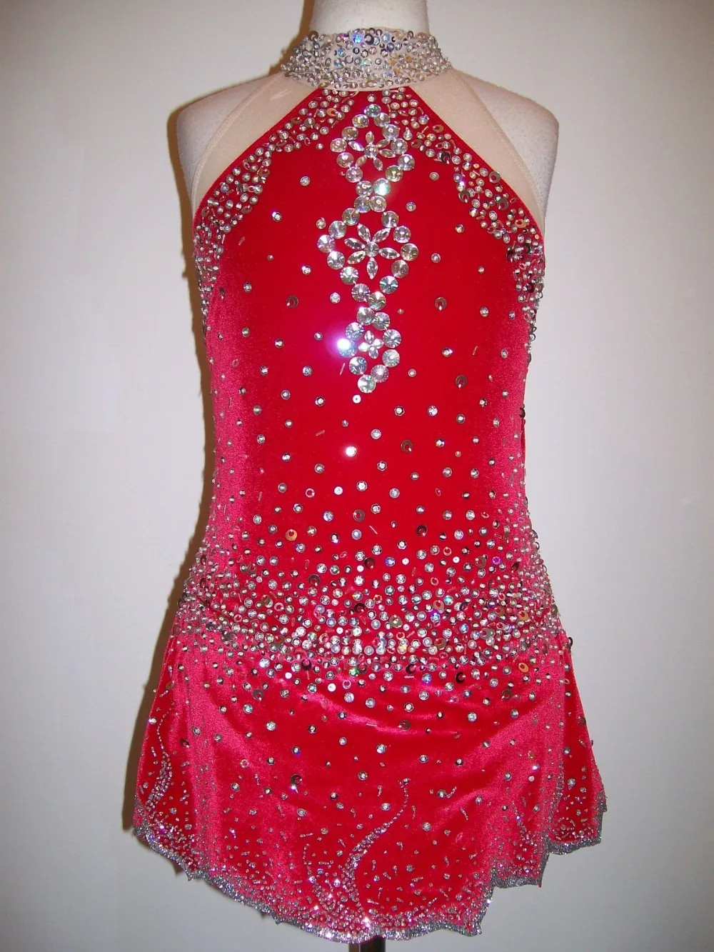 Бесплатная доставка платье для фигурного катания RG трико художественной