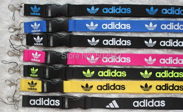 FREE SHIPPING 10pcs Hot Men Neck Sport logo Lanyards for id cards neck strap keychain 7 colours | Мобильные телефоны и