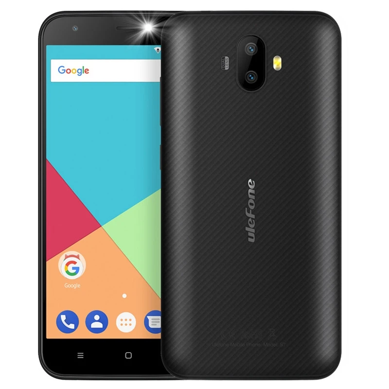 Оригинальный Ulefone S7 две задние камеры Мобильный телефон Android 7 0 MTK6580A