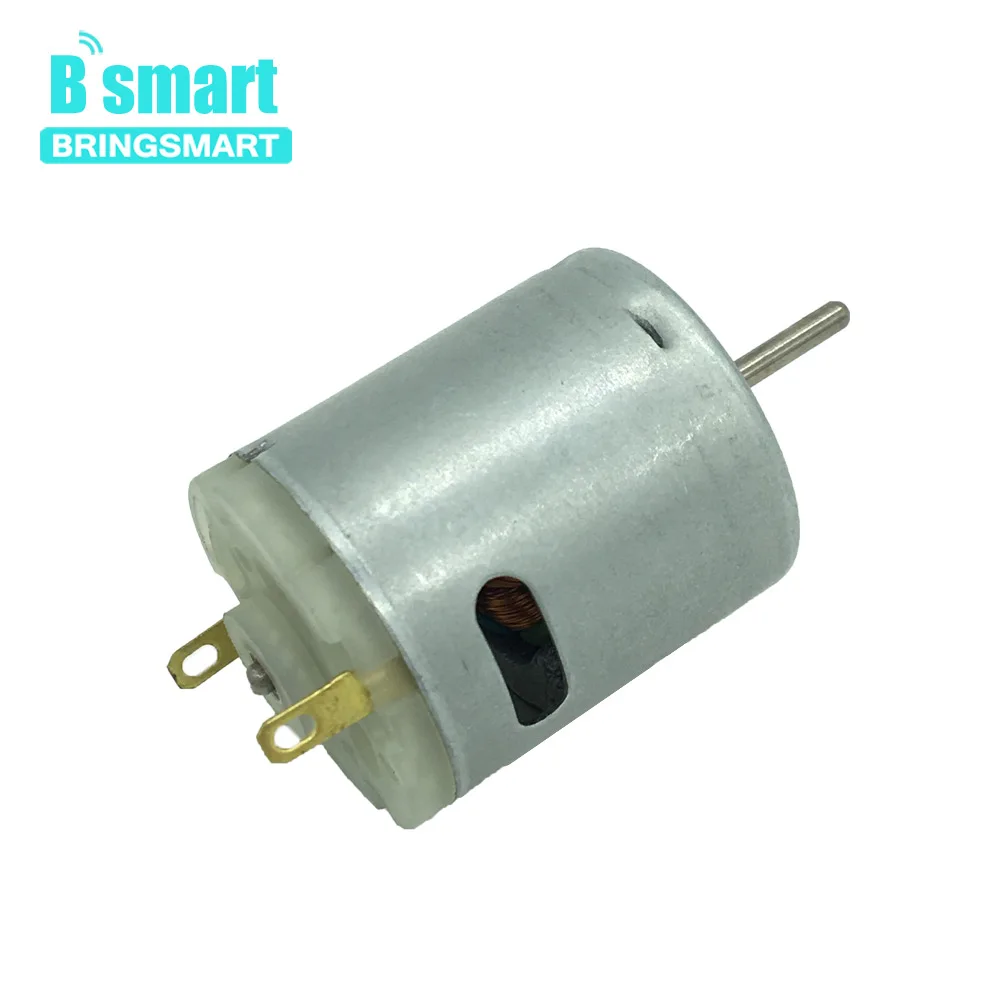 Bringsmart 2 шт. микро двигатель постоянного тока 7 в 12 В 18 24 Мини Высокоскоростной