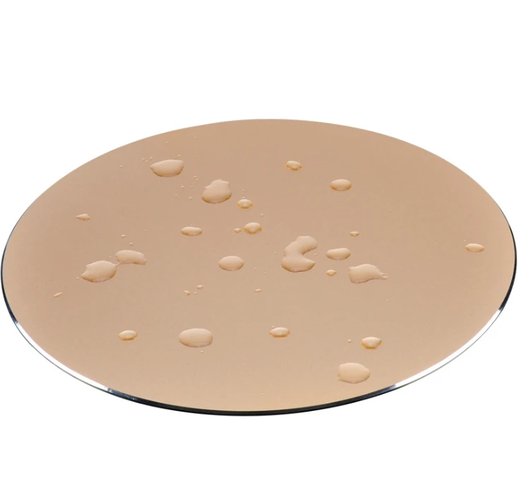 22cm Crirle Round Aluminium Alloy PU 2 Side Use Gaming Hard Metal Material Personalized Durable Mouse Pad Mat Comfort Mice Pads |