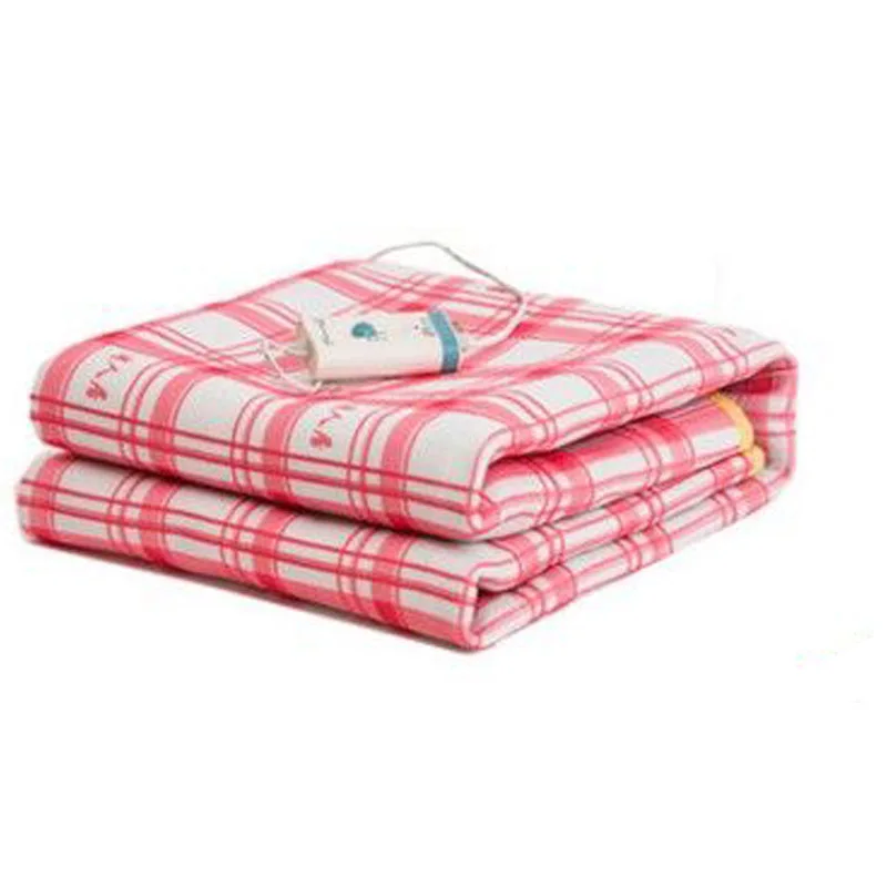 Электрическое одеяло плюшевое с двойным подогревом защитное электрическое