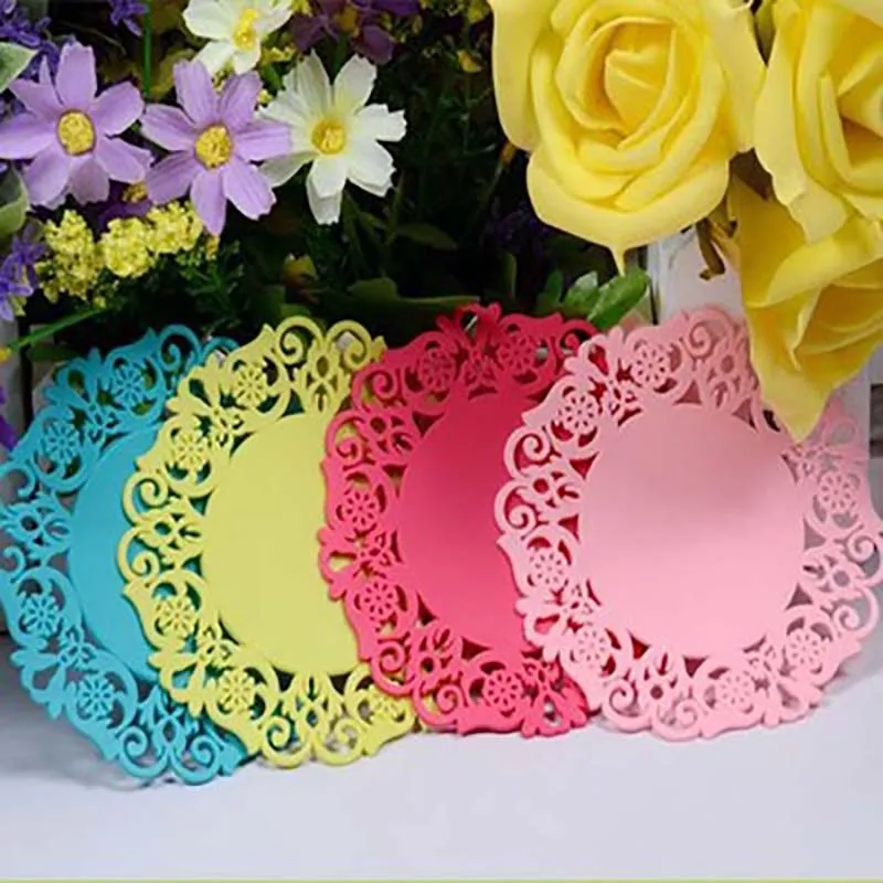 4pcs комплект продавать творческий настольные аксессуары полые ПВХ изоляция