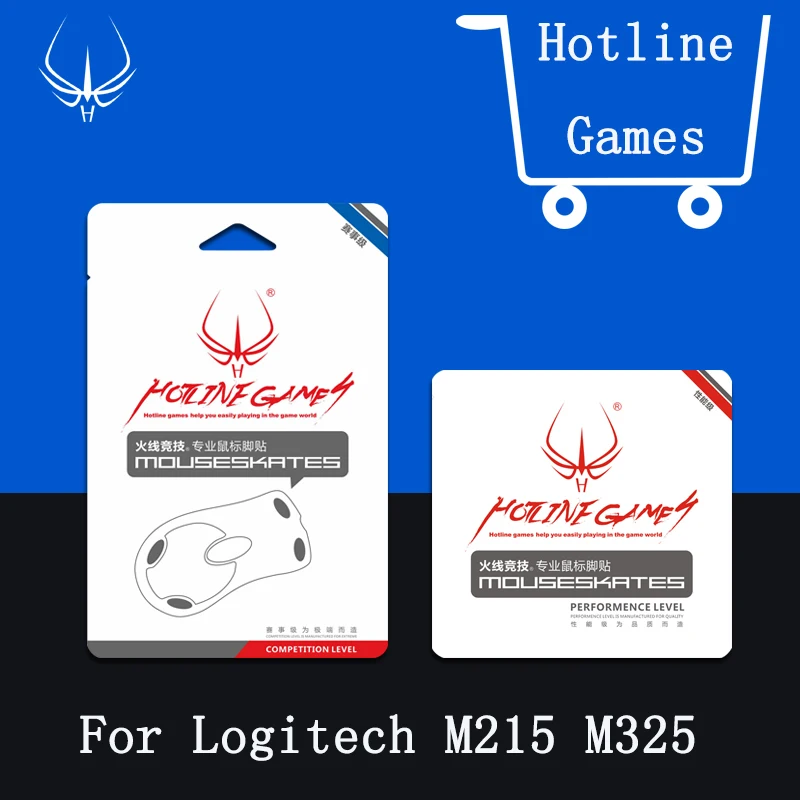 Оригинальные ножки для мыши Hotline Games Logitech M215 M325 Peroformance Level коврик скейт игровой