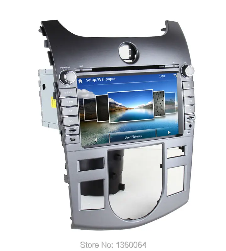 Автомобильный DVD 8 &quotдля KIA Forte Cerato 2008 2012 (автоматический кондиционер) с gps