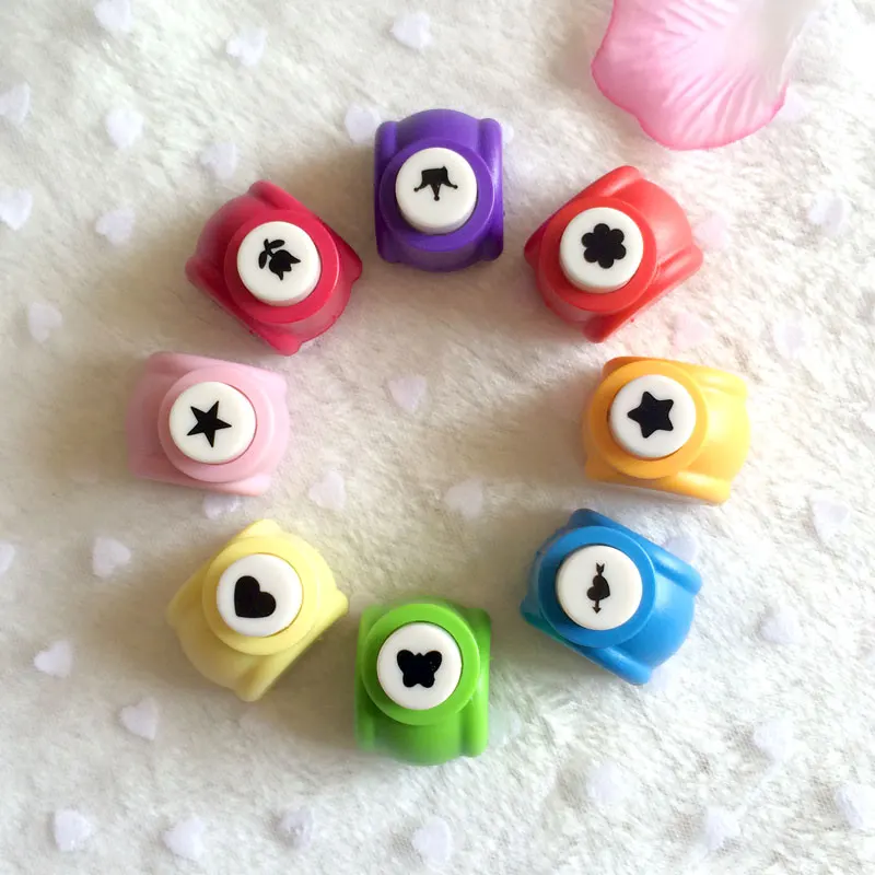 С мелким цветочным рисунком Бумага Craft дырокол для альбомов удары ручной резак