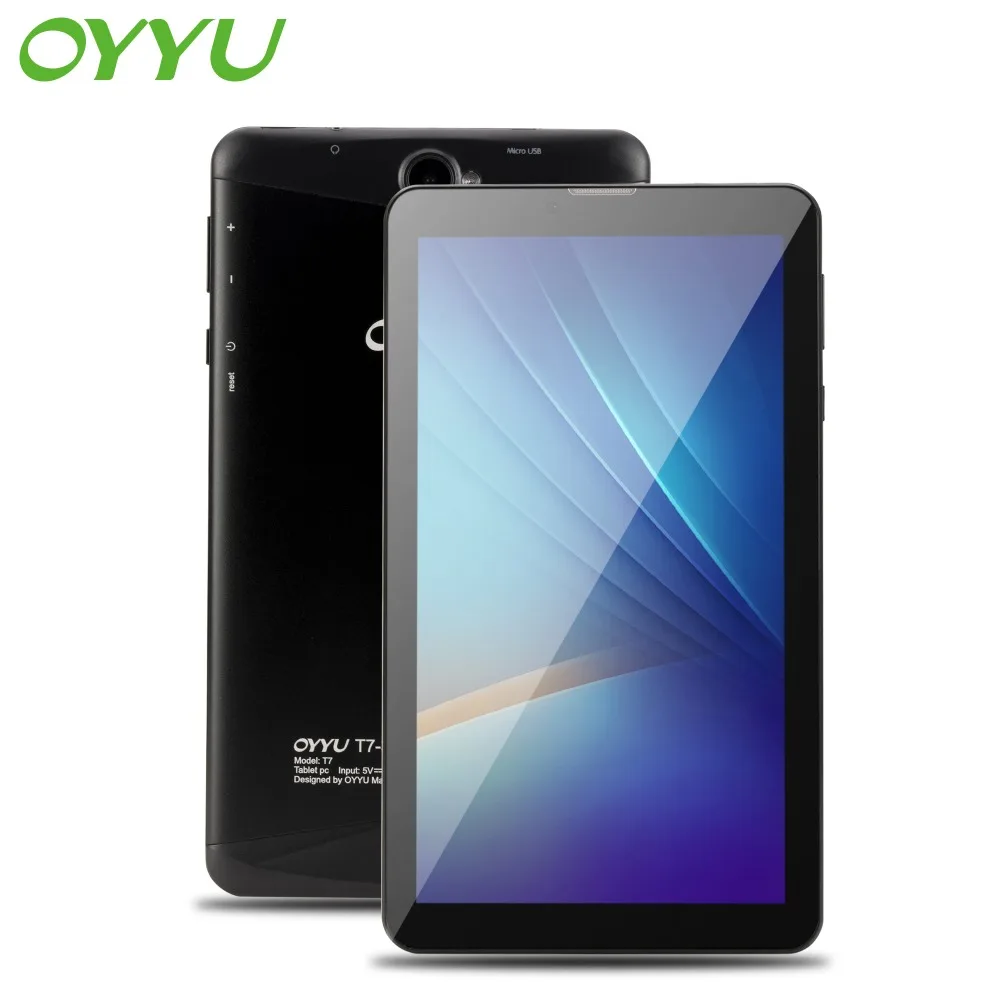 3g Телефонный звонок планшетный ПК Android 6 0 OYYU T7 MT8321A/B 4 ядра 1. Гц 1G RAM + 16 ГБ Встроенная