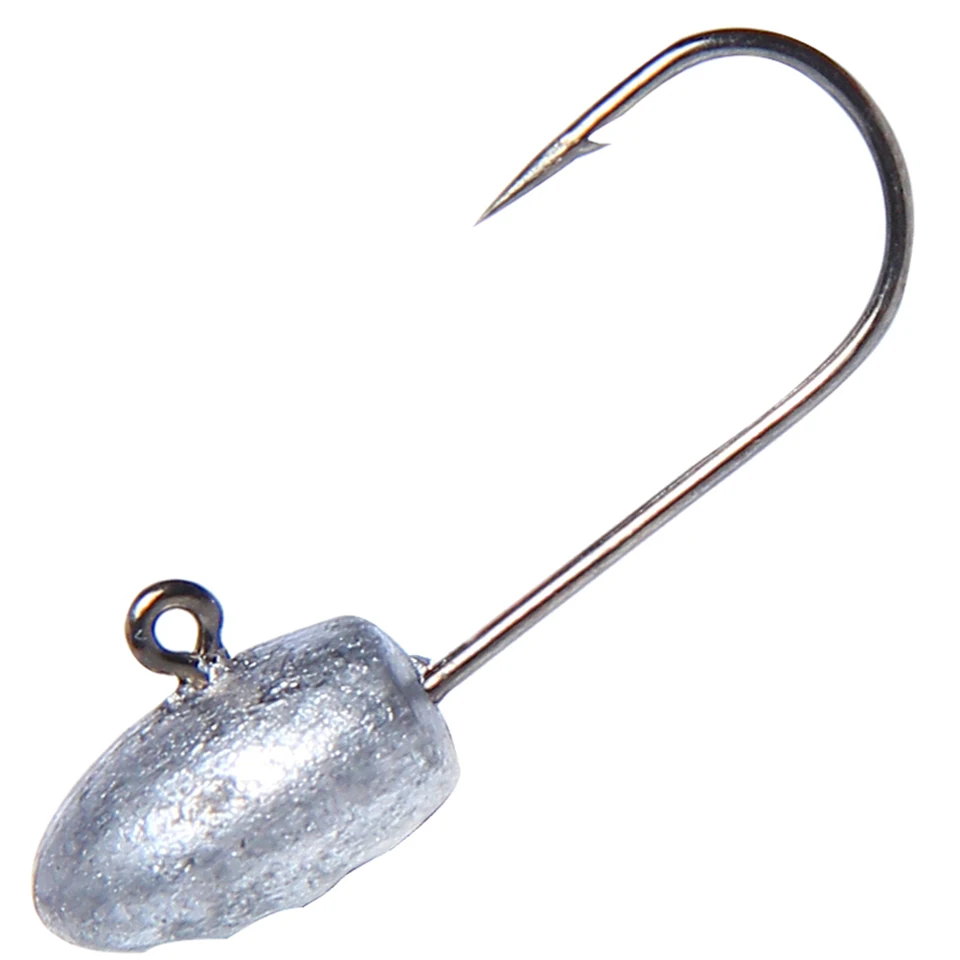 10 шт./лот джиг головка с открытым свинцом 3g крючок бородкой Мягкая приманка для