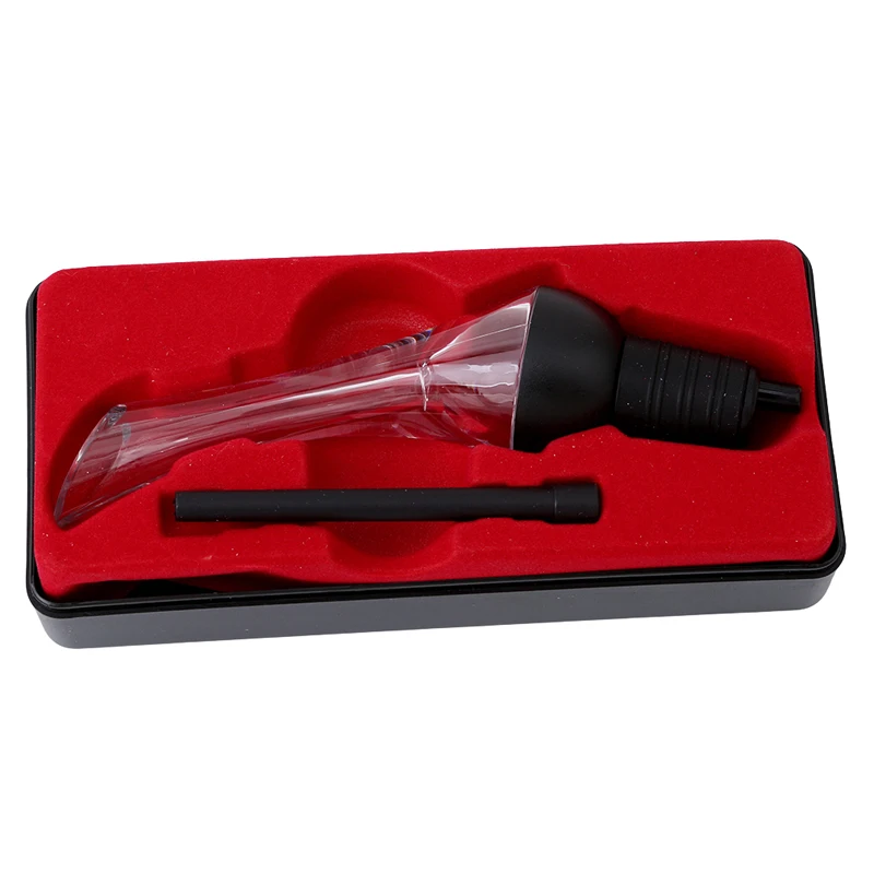 New Arrive Mini Transparent Acrylic Travel Bar Red Wine Aerator Decanter Pourer Essential Set Quick Aerating High Quality | Дом и сад