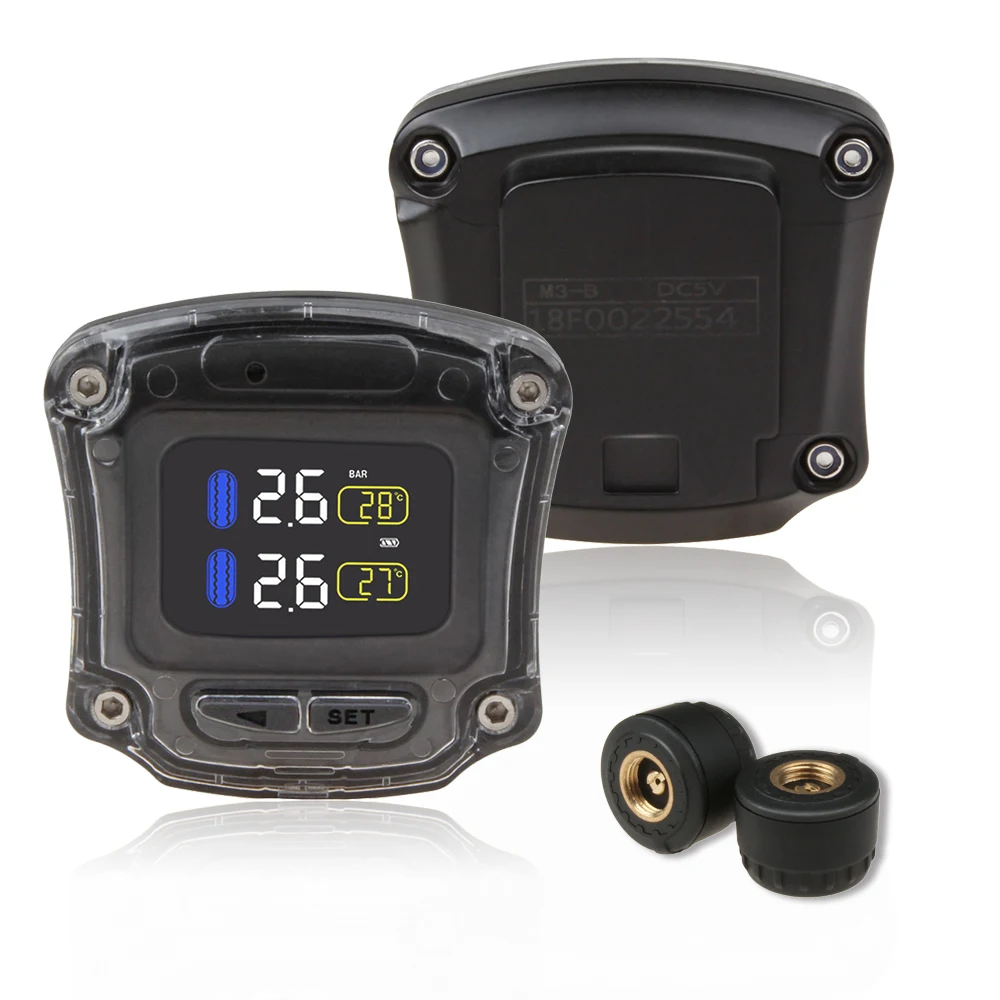 Система мониторинга давления в шинах для мотоциклов TPMS Водонепроницаемая