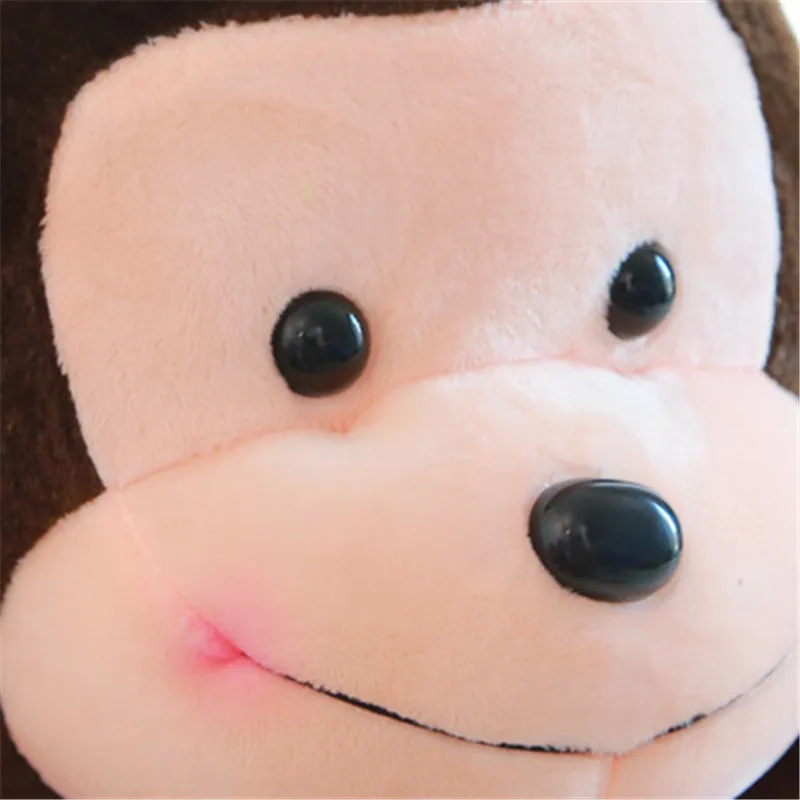 

40CM New Arrival One Piece Cute Plush Toys Soft PP Cotton Stuffed Monkey Doll With Dress&Hat Friends Presents 2 Colors