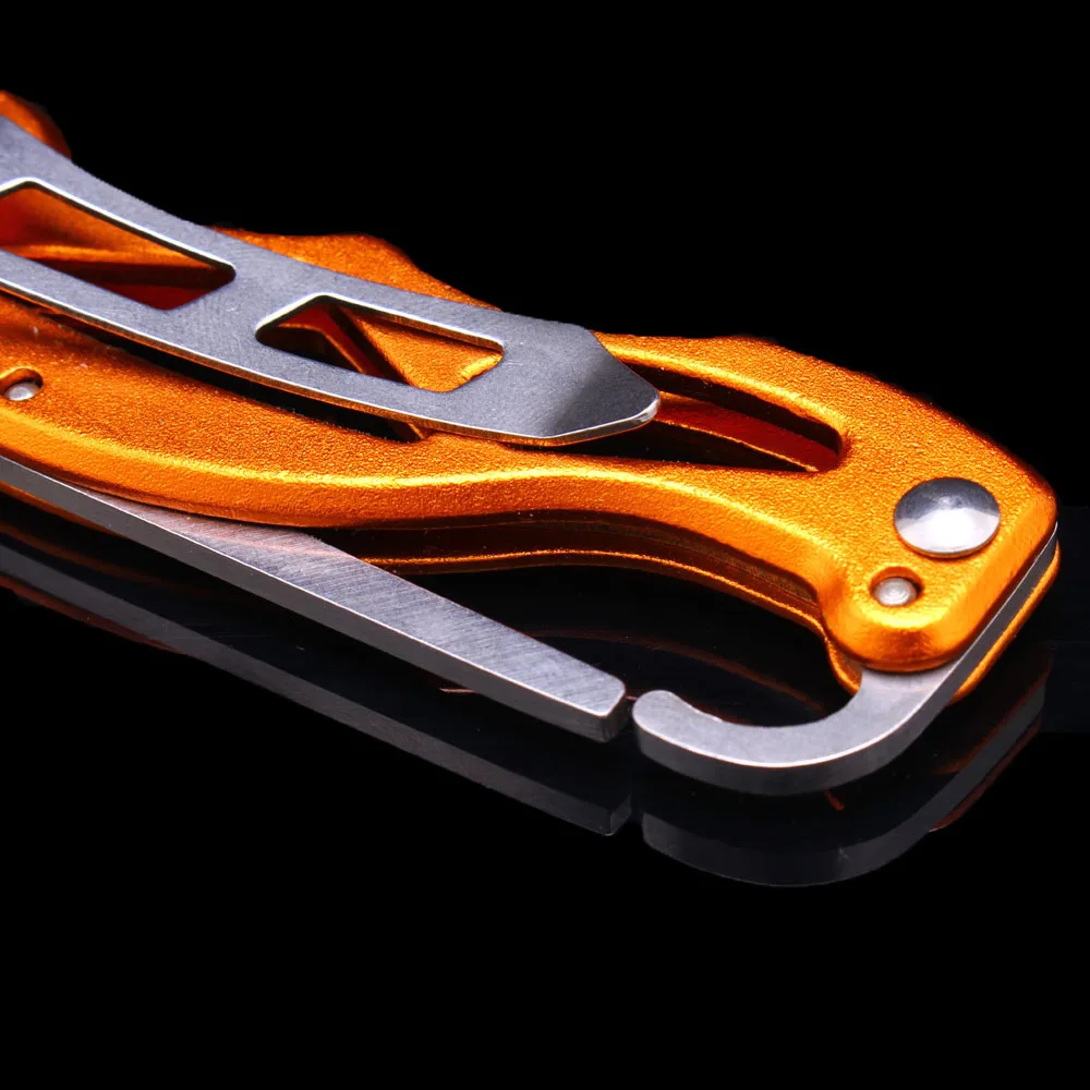 NEWACALOX портативный карманный нож складной кемпинг мини Овощечистка брелок - Фото №1