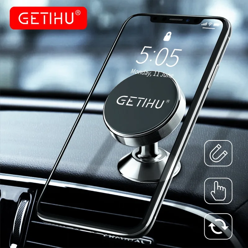 GETIHU мини приборная панель магнитный автомобильный держатель для телефона