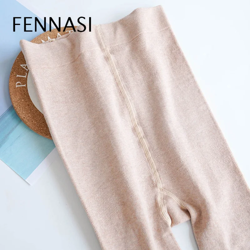 FENNASI женские сексуальные колготки Высокая талия Бесшовные зима Collants женское