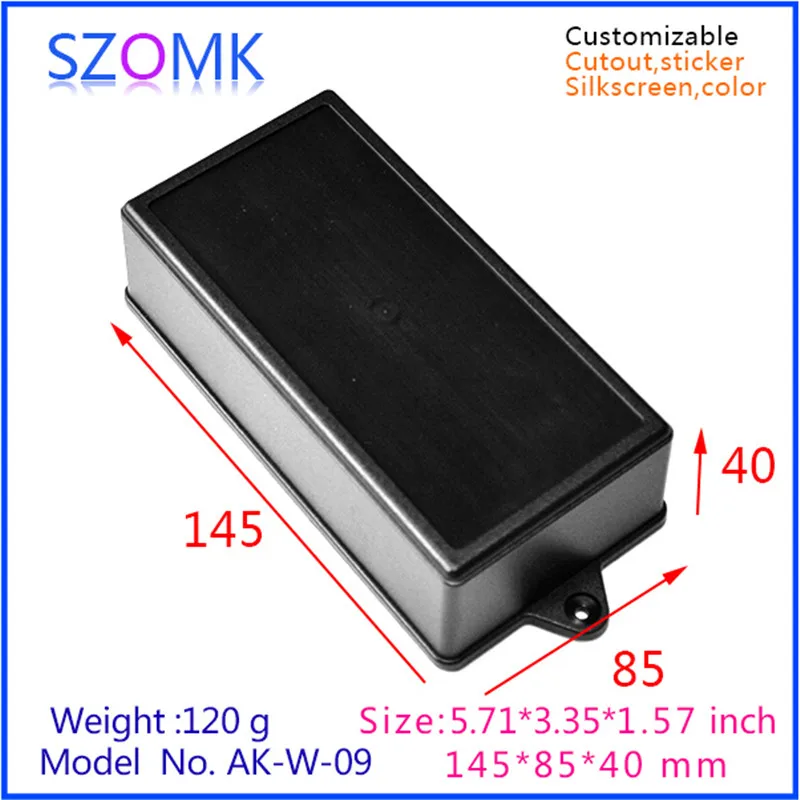 Электронный корпус szomk пластиковый (1 шт.) 145*85*40 мм проектная коробка электронный