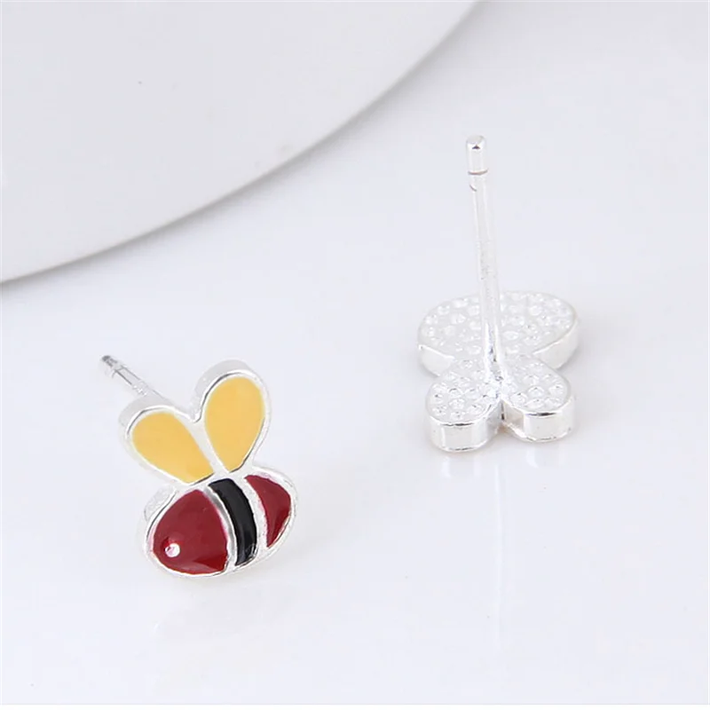 Cute Rabbit Earrings for Woman Sliver Color Metal Earring Korean Fashion Office/career Party Jewelry Girls Oorbellen | Украшения и