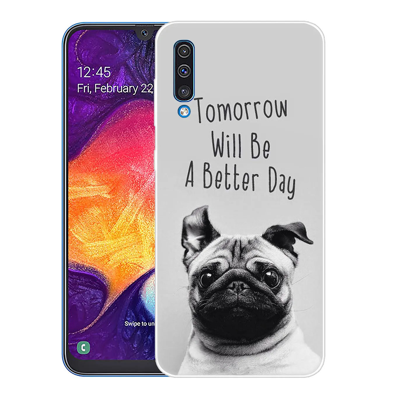 2 Lavaza Мопс видел вещи собака ездить Бабочка Арт Жесткий Чехол для samsung Galaxy A70 A60 A50 A40 A30 A20 A10 M10 M20 M30 M40 A20e - Цвет: 2