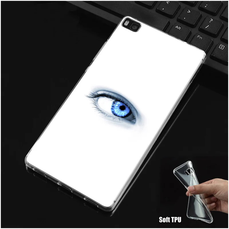 DREAMFOX M391 Beautiful Eyes Soft TPU Silicone Case Cover For Huawei P8 P9 P10 Lite Plus 2017 Honor 8 Pro 9 6X |