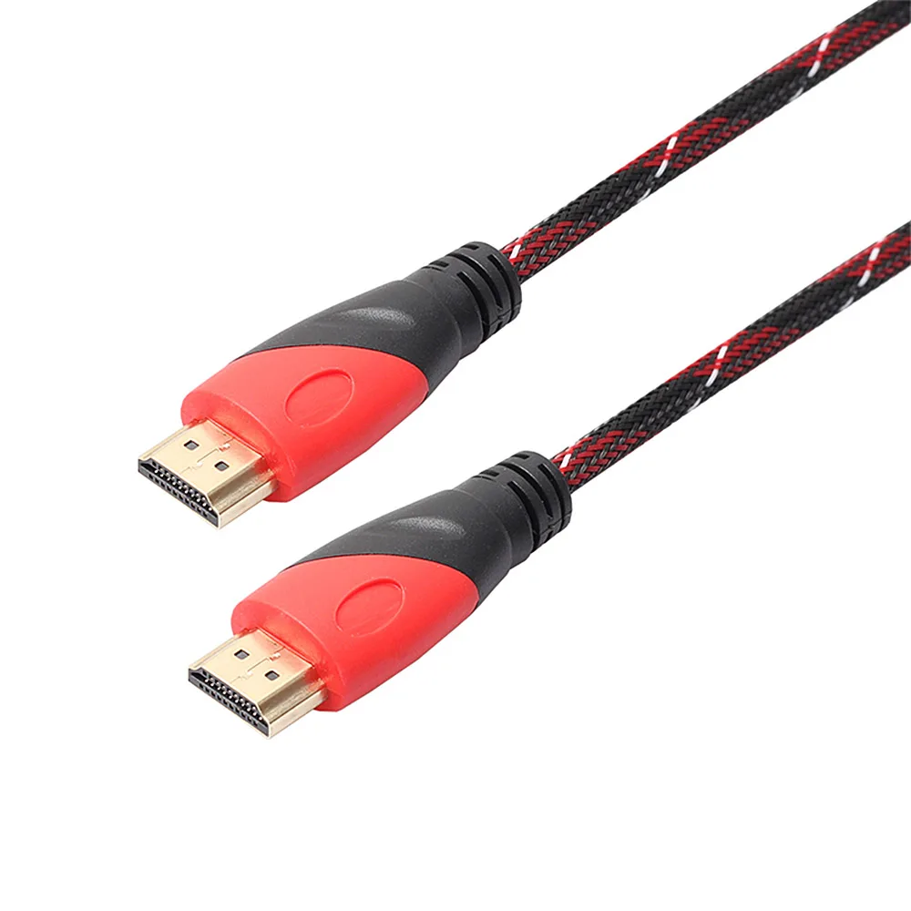 Новый HDMI кабель высокоскоростной позолоченное соединение с красной черно-белой