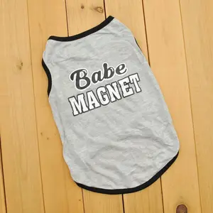 Новое поступление 2018, недорогая одежда из полиэстера для домашних животных, собак, хлопковый жилет для щенков, жилет для маленьких собак, футболка, Тедди, детский магнит, хот для маленьких собак