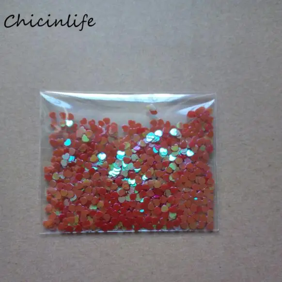 Красный Chicinlife 1000 шт./лот 3 мм Сердце Конфетти Свадебные Украшения Стола принадлежности для вечеринки-девичника свадебные конфетти свадебные декоративные - Цвет: Красный