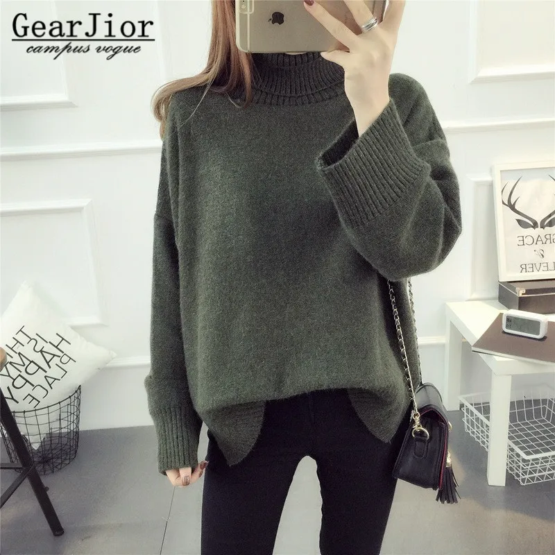 Новинка 2017 года Лидер продаж женские осенне-зимние свободные вязаные свитера