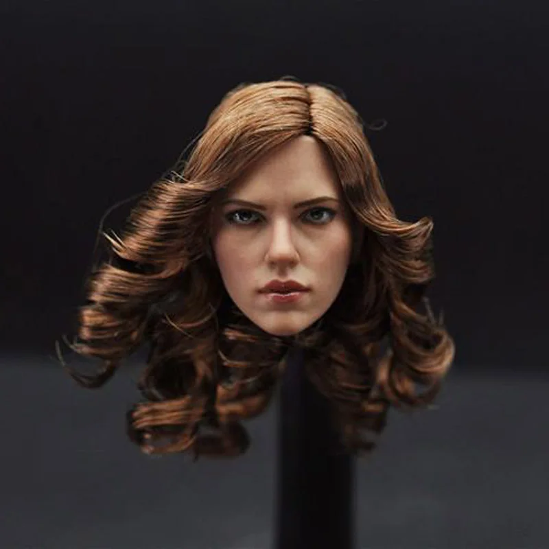 Mnotht 1/6 весы Scarlett Джонсон головы вырезать модель Phicen Черная Вдова 5 0 женский