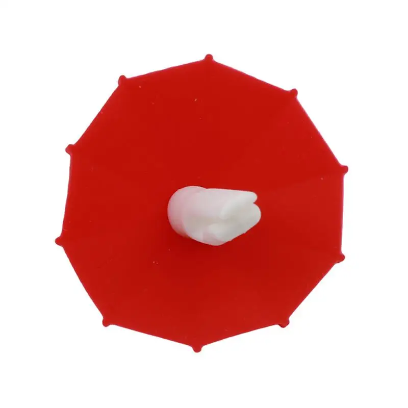 Silicone Party Umbrella Wine Glass Marker Charms 6pcs Drinking Buddy Cup Identification Cup Identifier Cup Label Tag Sign Mark