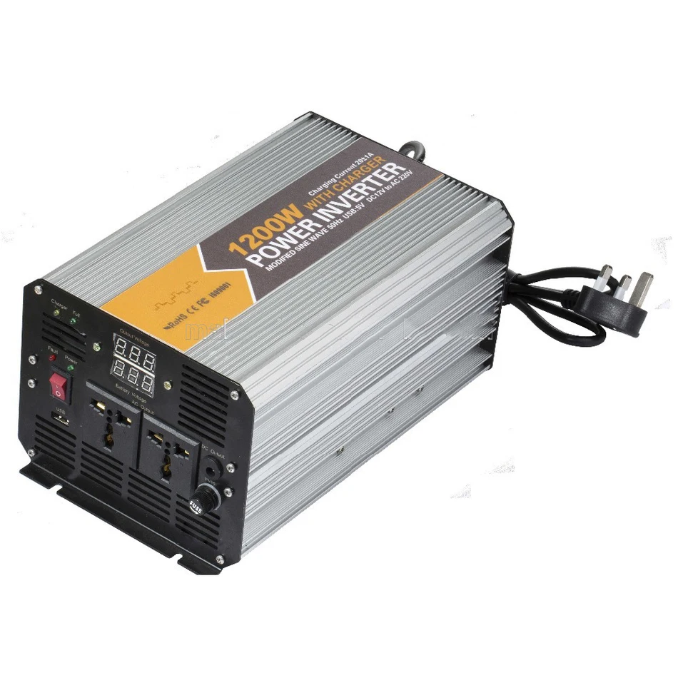 M1200 121G C dc/ac 12v 120v 1200 ватт diy мощный инвертор статический в автомобиле инверторы