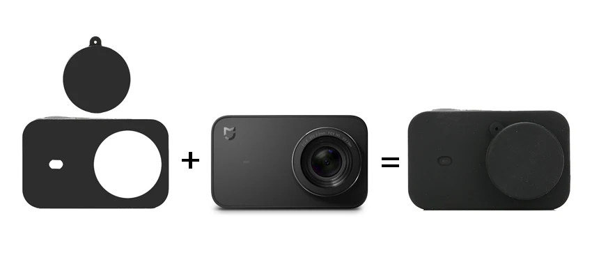 Международная версия Xiaomi mi jia Экшн-камера 4 K/30FPS Ambarella A12S75 WiFi Подводная Водонепроницаемая спортивная видеокамера
