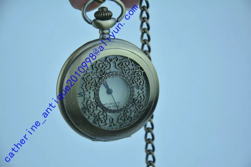 Редкие часы из Королевского латунного стекла старой династии Цин Механические