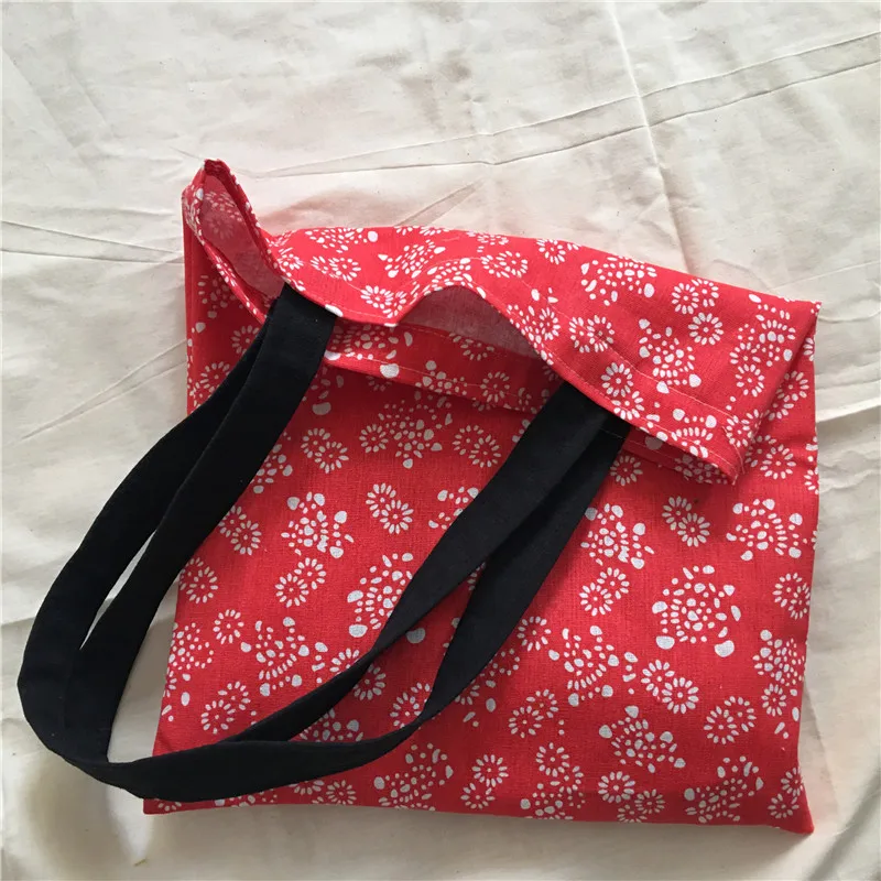 Эко-хозяйственная сумка YILE из хлопка и льна сумка-тоут через плечо для книг с