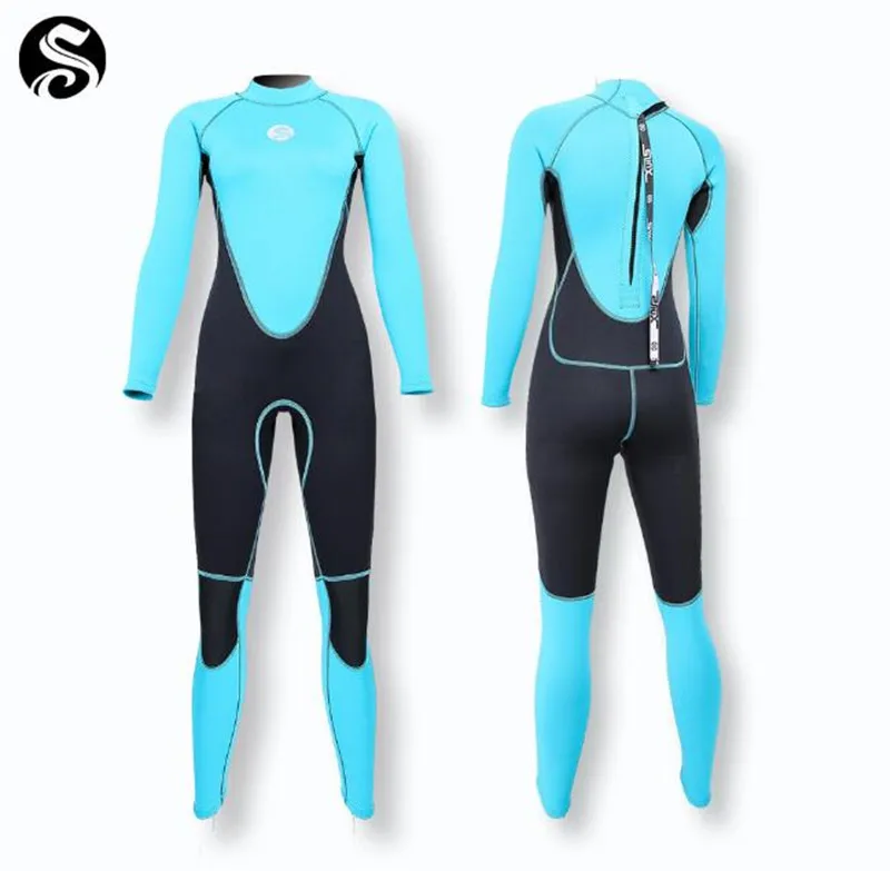 SLINX 3 мм цельный неопреновый женский костюм для дайвинга кайт серфинг Подводное - Фото №1