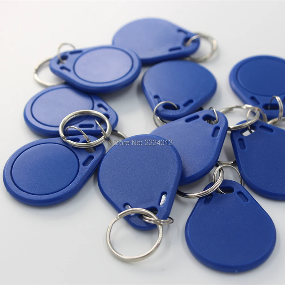 10 шт./лот 13 56 МГц S50 1k память ISO14443 IC Брелоки метки контроль доступа RFID карта поиска