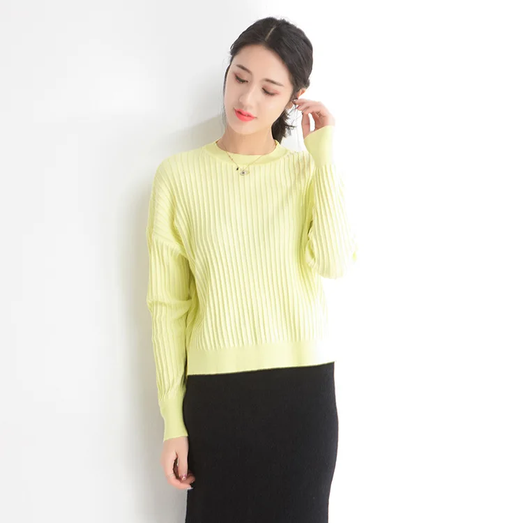 Autumn winter women sweaters and pullovers korean style long sleeve casual crop sweater slim solid knitted jumpers sweter mujer | Женская