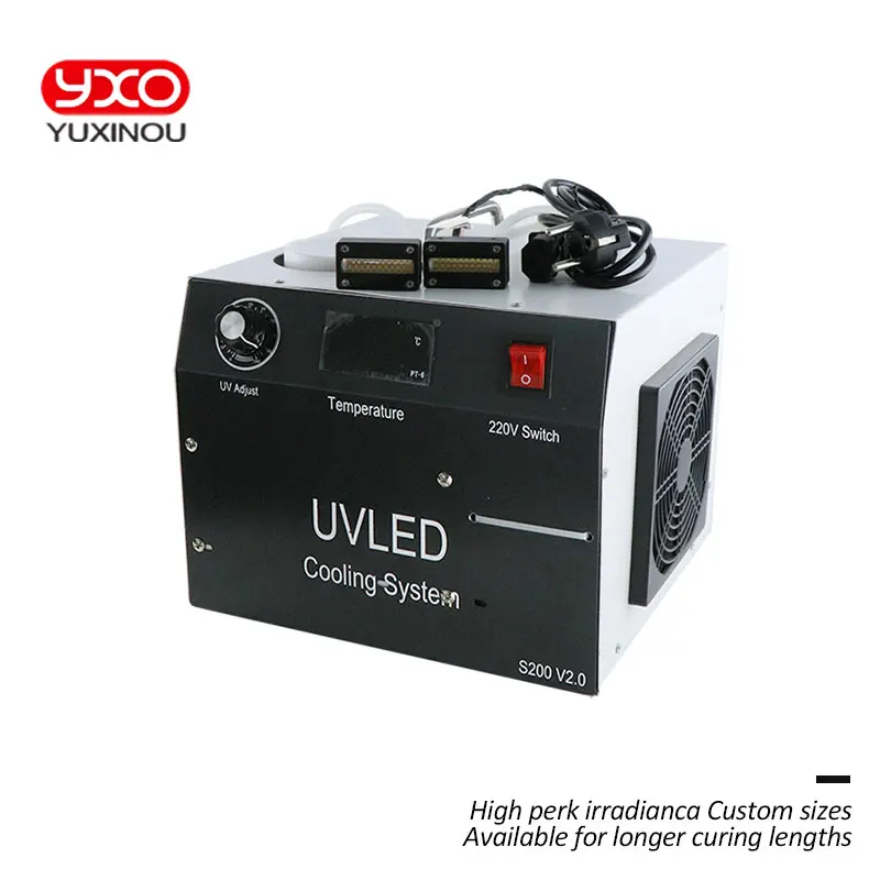 1 шт. 160 Вт 2 головки светодиодная УФ система отверждения для принтера Epson DX5