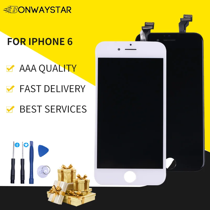High Quality Screen For iPhone 6 LCD Display and Digitizer Replacement Touch A1549 A1586 A1589 lcd | Мобильные телефоны и