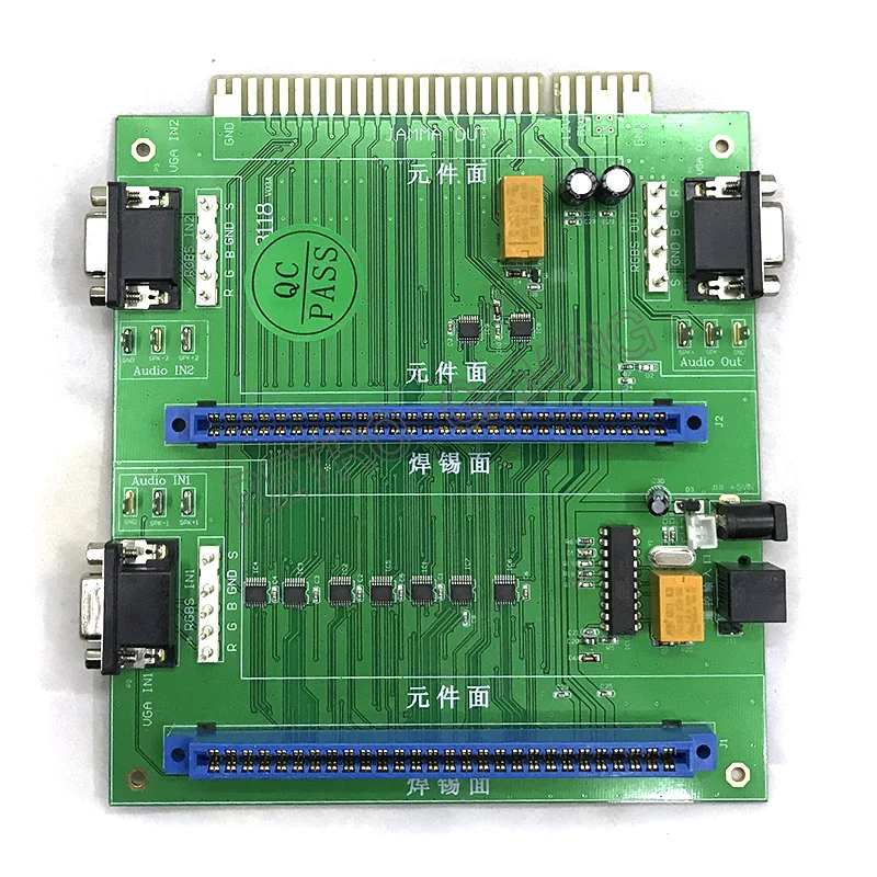GBS-8118 аркадная игра PC Board 2 в 1 переключатель управления Multi JAMMA Switcher D5271A пульт