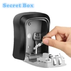 Настенный ключ из цинкового сплава для хранения ключей, секретный сейф, органайзер с 4-значным паролем, инструмент для домашней безопасности дверей cofre caja fuerte