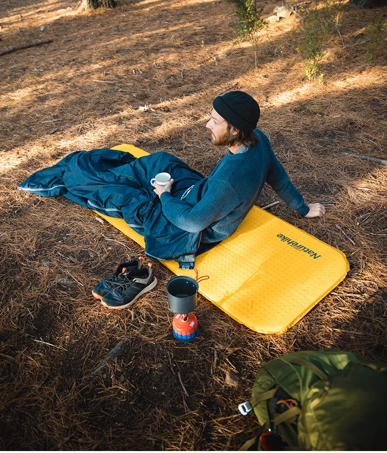 Naturehike походный коврик складной Автоматический Надувной кемпинговый воздушный матрас Сверхлегкий Открытый Портативный губчатый коврик спальный коврик