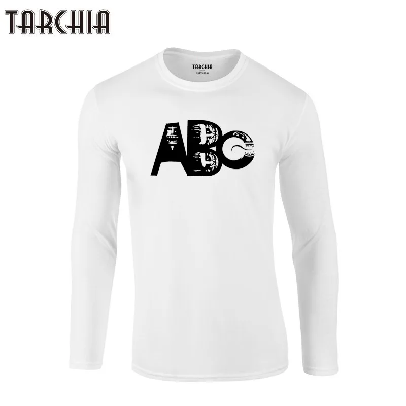 

TARCHIA 2021 Men Print Long Sleeve Tshirt Shirts New Abc Fashion Short Sleeve Clothing Boy Male T-Shirt Quality T Shirts