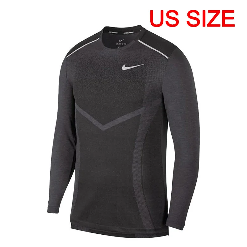 AJ7628010 Новое поступление NIKE как M NK TECHKNIT ультра v-образной КРЕПЕЖНОЙ ПЛАСТИНОЙ LS Для Мужчин's футболки спортивная одежда с длинными рукавами - Цвет: AJ7628010