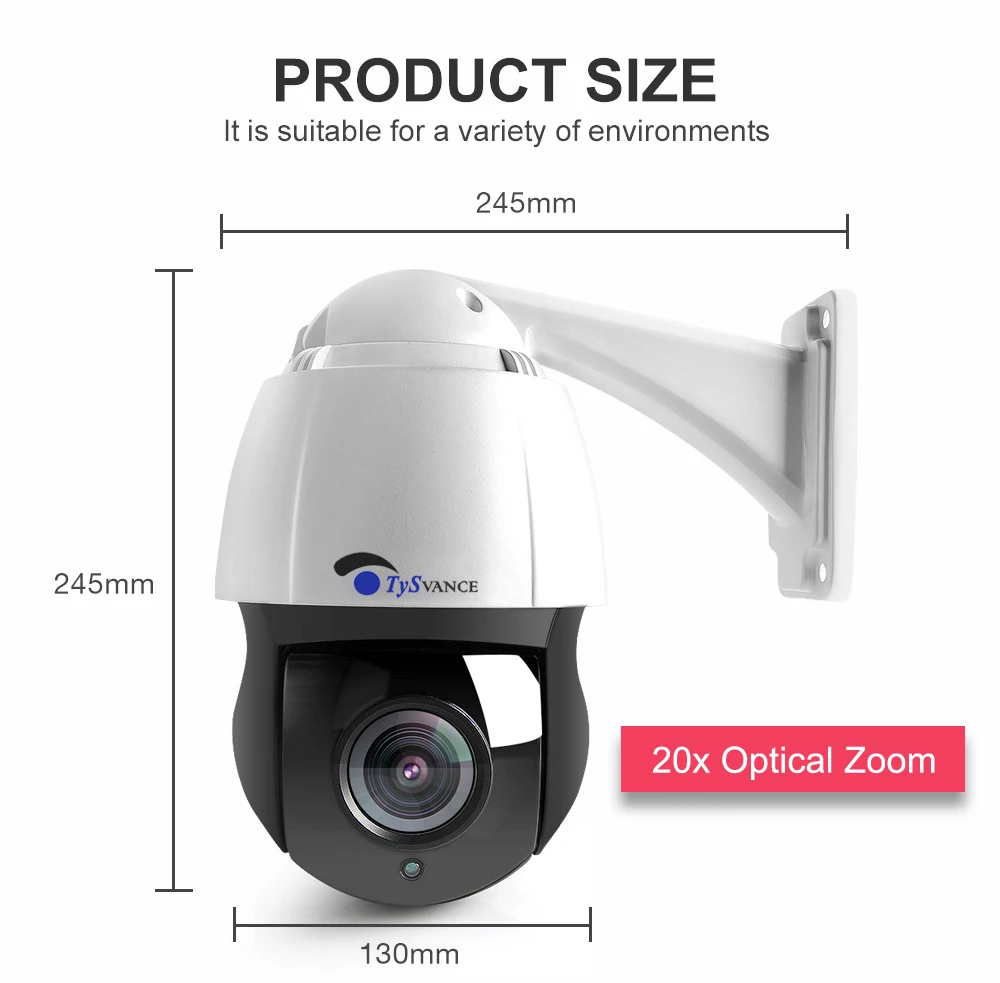Новинка 4 5 дюймов POE HD 1080 P 5MP PTZ ip камера наружная сеть Onvif скоростной купол 20X зум