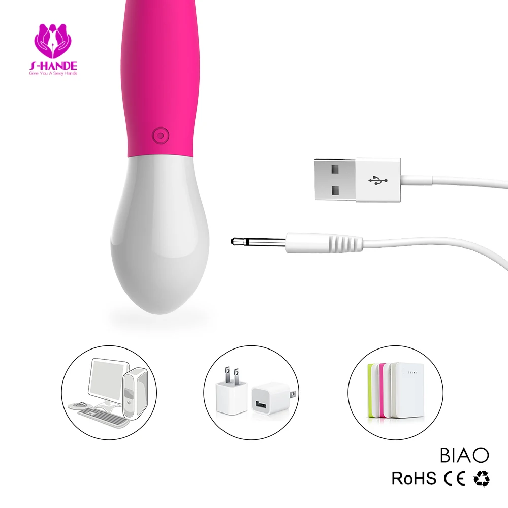 Водонепроницаемый зарядка через USB 7 Скорость вибрации Силиконовые G Spot вибраторы