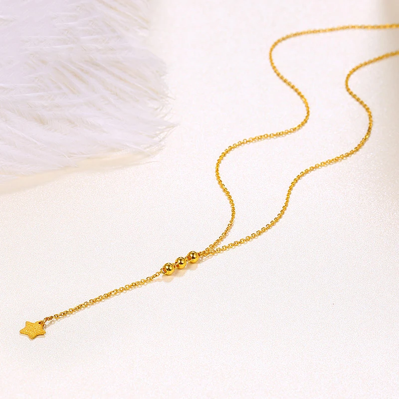 Цепочка из твердого золота 999 пробы с красивыми листьями модные классические