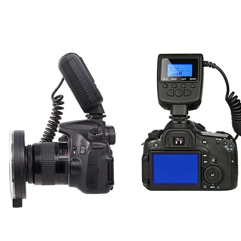 Travor 18 шт. Высокая яркость SMD светодиодный Macro Ring Flash RF 600D для Canon/Nikon/Pentax/Olympus Panasonic Sigma