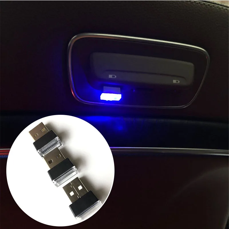 1 шт. автомобильные USB светодиодные атмосферные декоративные огни для BMW 2 3 4 5 6