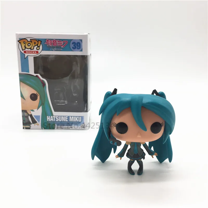 Новый FUNKO POP! 1 шт. виниловая кукла Hatsune Miku коллекция моделей для друга мальчика