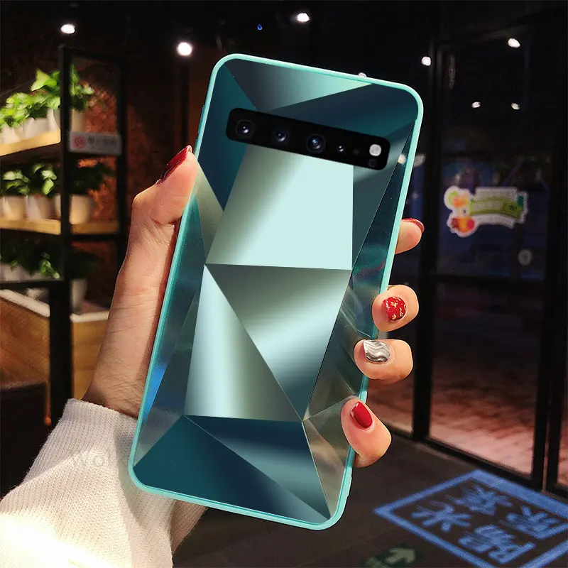 Зеркало Алмазный чехол для samsung Galaxy A50 A70 A30 A20 A10 M10 M20 M30 S10E S8 S9 S10 плюс J6 J4 Prime A8 A6 плюс A7 крышка
