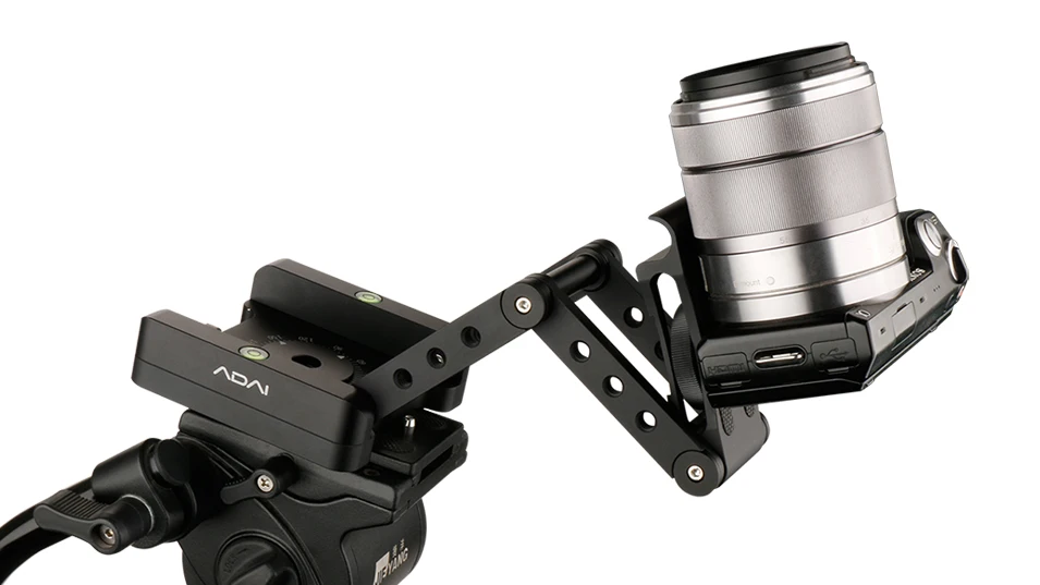 ADAI 360 складной Z гибкий наклоняющийся сковорода шаровая Головка штатива